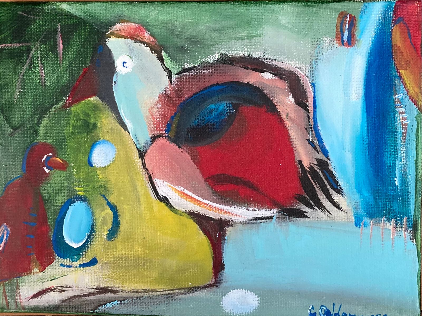 Moody birds, motiv: fugle